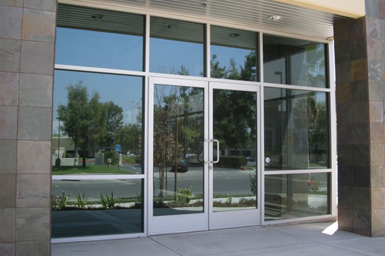Orange-commercial-door-repair