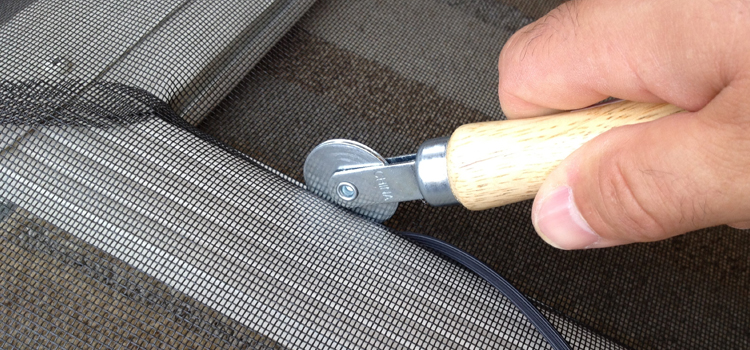 metal screen door repair in Orange